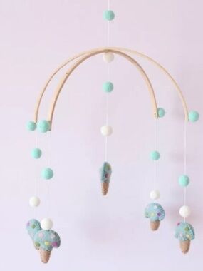 Sprinkle Ice Cream Baby Mobile